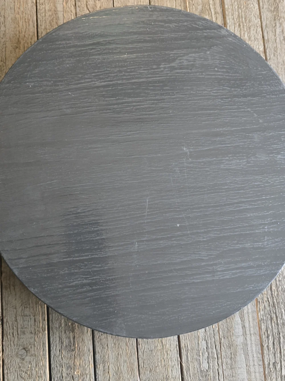 Hand Painted Decorative Tray With Handles - Life Is Better at the Lake - Gray